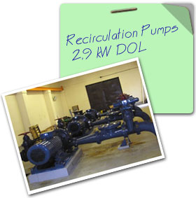 Recirculation Pumps  DOL